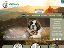 Tablet Screenshot of petpalsvets.com